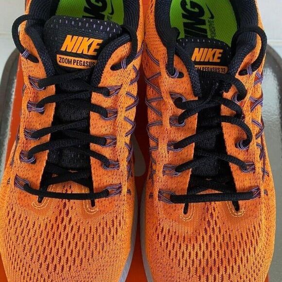 NIKE Women’s Air Zoom Pegasus 32 Running 9 US 40.5 EUR 6.5 UK Orange PACK - Picture 8 of 8